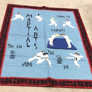 Handmade martial arts quilt or wall hanging